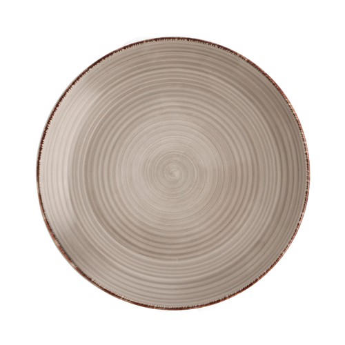 Vajilla de 18 piezas de color gris perla fabricado en gres, QUID