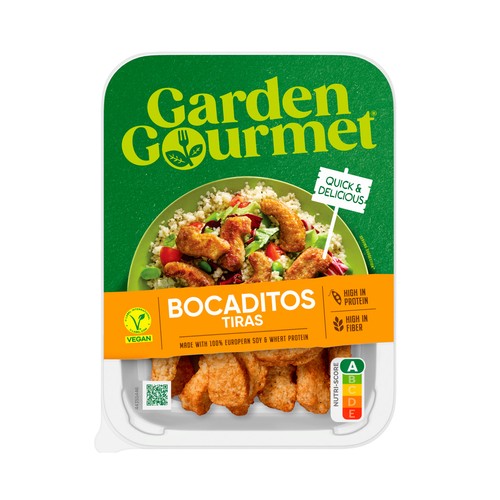 GARDEN GOURMET Bocaditos braseados a base de proteínas vegetales GARDEN GOURMET 175 g.