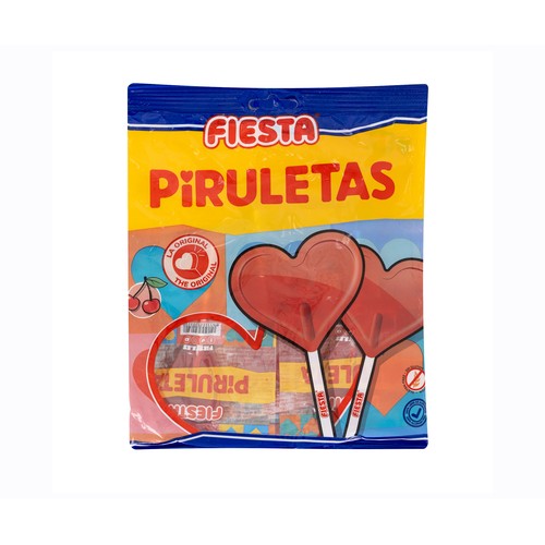 FIESTA Piruletas, 7uds.  x 91 g.
