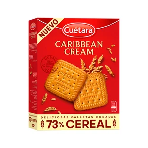 CUETARA Galleta caribbean cream 680 g.