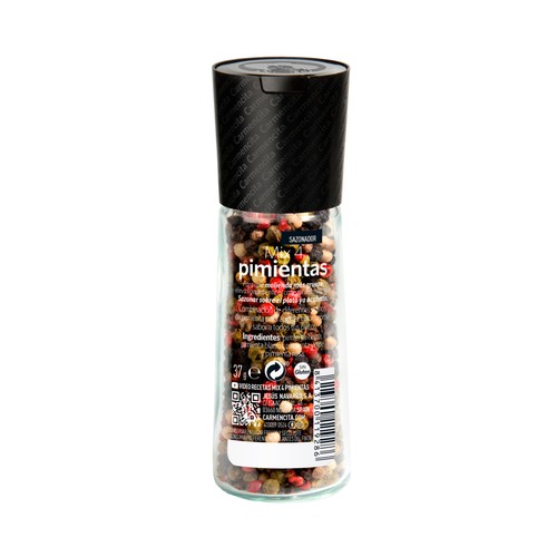 CARMENCITA Pimienta mezcla negra, blanca, verde y rosa 35 g.