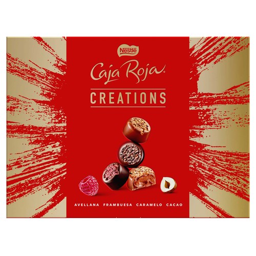 NESTLÉ Bombones caja roja creaciones 192 g.