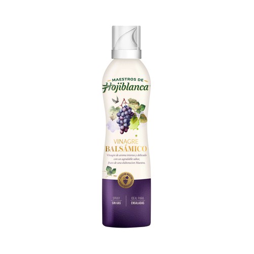 HOJIBLANCA Vinagre balsámico en spray, ideal para ensaladas 145 ml.