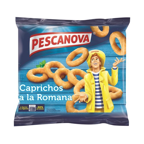 PESCANOVA Caprichos de potón en anillas a la romana 400 g.