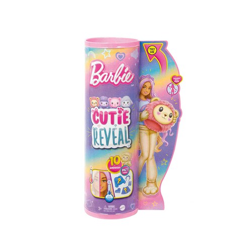 BARBIE Cutie Reveal Camisetas Cozy Oveja Disfraz revela una muñeca articulada con mascota y accesorios sorpresa de moda, juguete +3 años (MATTEL HKR03)