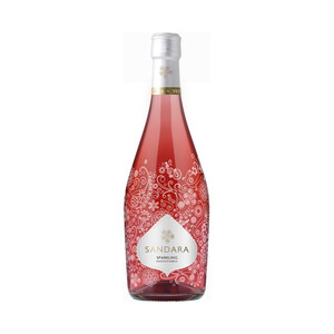 Imagen de SANDARA Vino rosado espumoso (frizzante), de burbuja fina botella 75 cl.