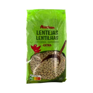 PRODUCTO ALCAMPO Lentejas extra paquete 500 g.