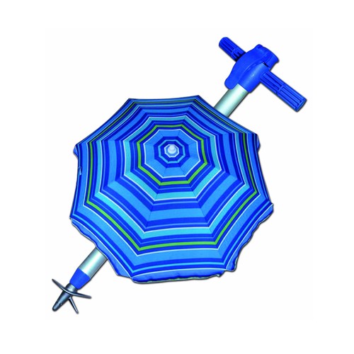 Parasol de 8 varillas inclinable y con tubo de aluminio de 22/25 milímetros, PINCHO.
