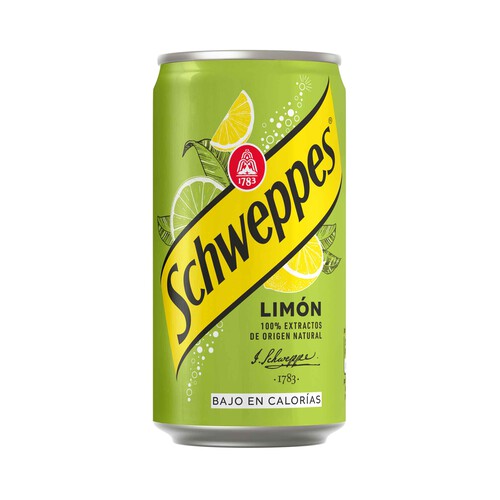 SCHWEPPES Refresco de limón lata de 25 cl.