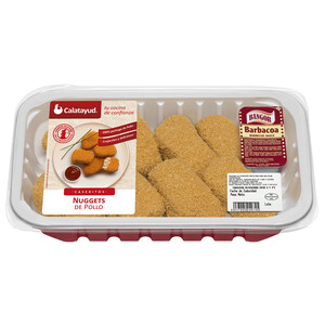 Imagen de Bandeja de nuggets de pollo con salsa barbacoa CALATAYUD Caseritos