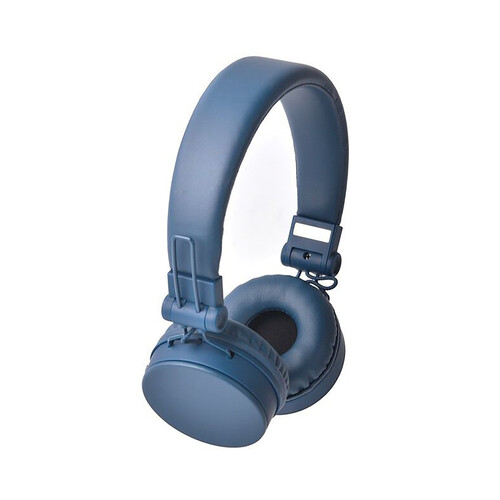 Auriculares bluetooth tipo diadema QILIVE Q1513, con micrófono, autonomía 8 horas, color azul.