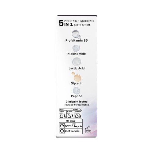 OLAY Super sérum sin perfume, reparador de noche 30 ml.