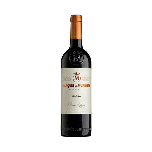 MARQUÉS DE MURRIETA  Vino tinto reserva con D.O. Ca. Rioja botella de 75 cl.