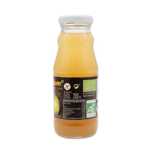 DELIZUM Zumo de manzana ecológico DELIZUM 200 ml.