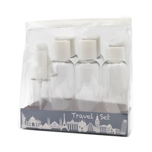 BECASAN NATURE Set de viaje con 3 botellas de plástico de 100 ml y un pulverizador de 50 ml. BECASAN NATURE.