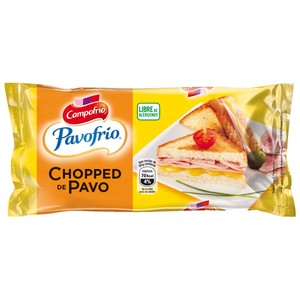 Imagen de CAMPOFRÍO Chopped de pavo, bajo en grasa CAMPOFRÍO 380 g.