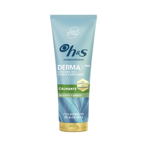 H&S Derma xpro Acondicionador calmante para cabello seco y dañado 220 ml.