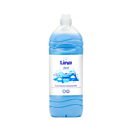 LINA Azul Suavizante concentrado 80 lavados, 2 l.