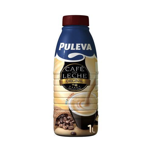 PULEVA Bebida láctea con café, enriquecida con vitaminas A y D PULEVA 1 l.
