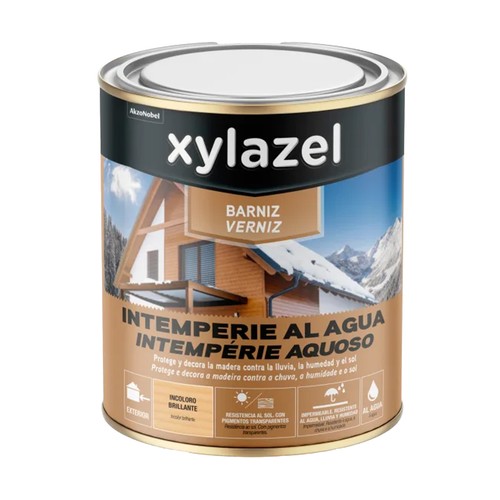 Barniz intemperie agua bte 750 ml XYLAZEL.