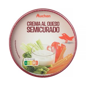 Auchan Crema de Queso Semicurado 125 G Producto Alcampo.