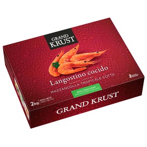 Imagen de GRAND KRUST Langostinos 40 / 60 cocidos y congelados GRAND KRUST (P.N. 2 Kg.)