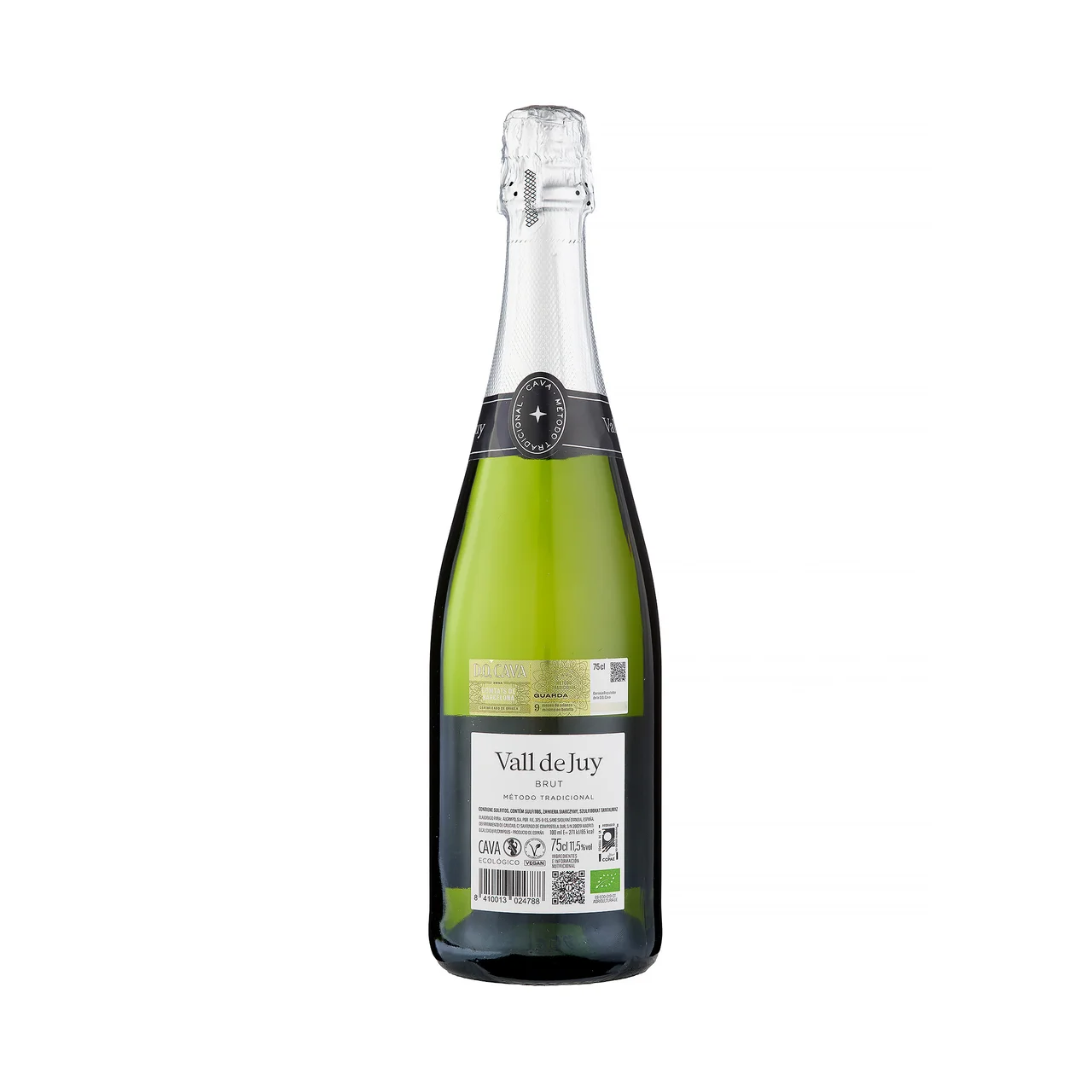 VALL DE JUY Cava brut ecológico con D.O. Cava botella 75 cl
