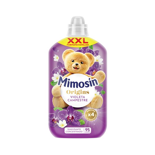 MIMOSIN Origins Suavizante concentrado con aroma a violeta campestre 95 lavados.