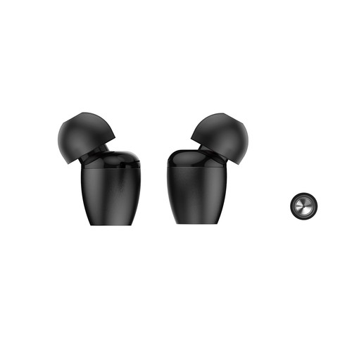 Auriculares Intrauriculares de botón QILIVE Q.1337, conector jack, con microfono, color negro