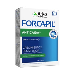 Imagen de ARKOPHARMA Forcapil Tratamiento anticaida del cabello y fortificador de uñas en cápsulas 30 uds.