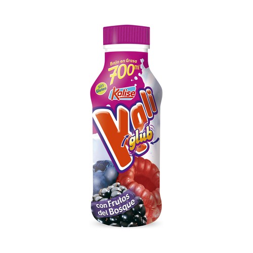 KALISE Kaliglub Yogur líquido para beber con pulpa de frutos del bosque 700 ml
