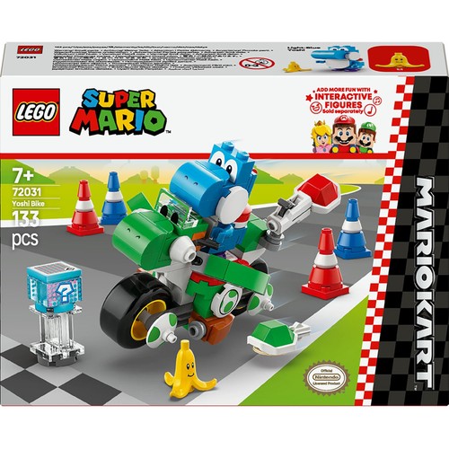 LEGO Super Mario Mario Kart: Moto Yoshi 72031, 133 piezas, +7 años.