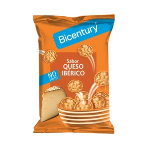 BICENTURY Tortitas mini, sabor queso Ibérico BICENTURY 70 g.