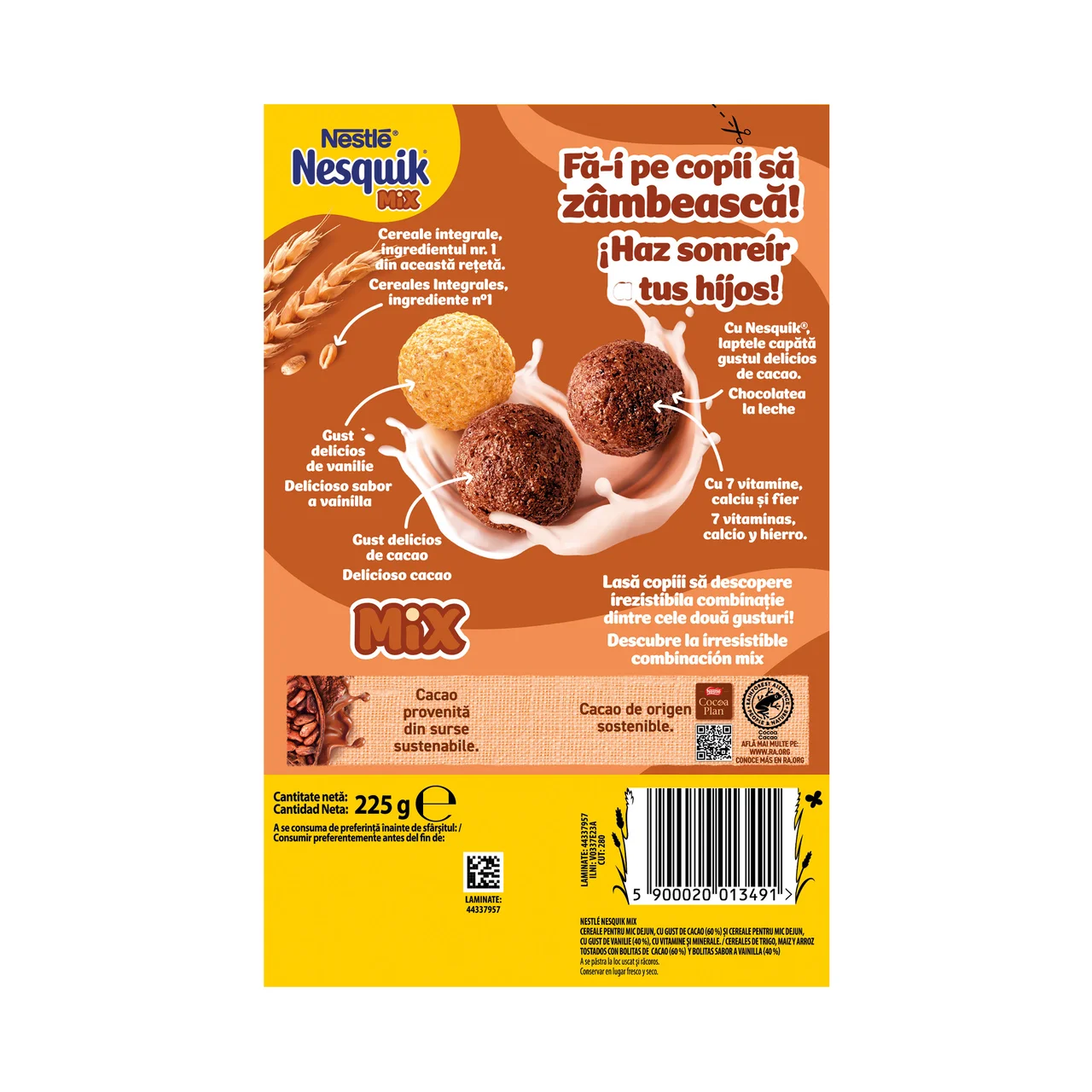 Cereales mix 225 g.