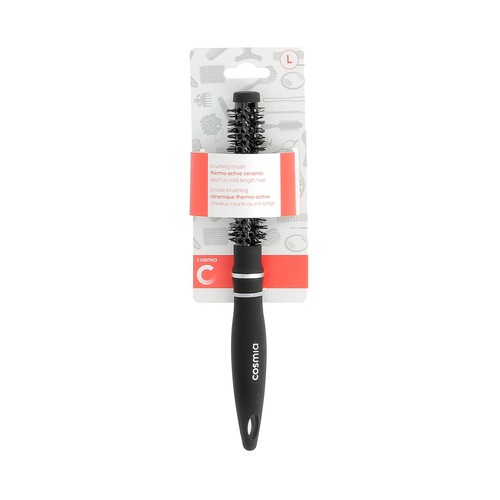 COSMIA Cepillo para cepillado de pelo corto o media melena con acción thermo cerámica COSMIA.
