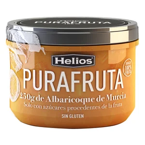 HELIOS PURAFRUTA Fruta para untar de albaricoque de Murcia 250 g.