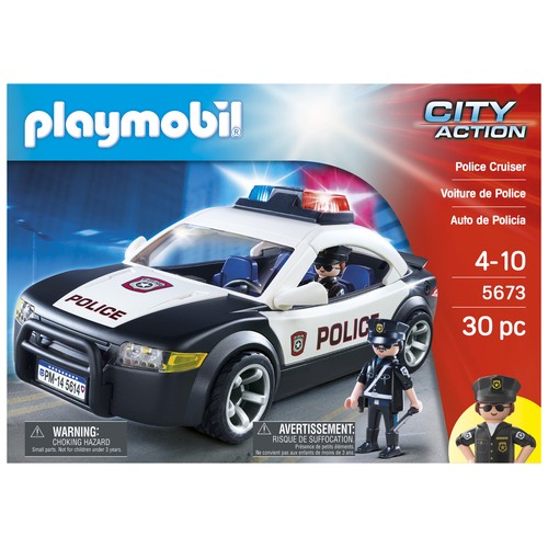 PLAYMOBIL City Action 5673 Coche de Policía 30 Piezas +4 Años