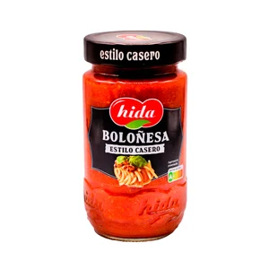HIDA Salsa boloñesa, estilo casero  350 g.
