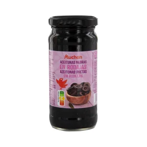 PRODUCTO ALCAMPO Aceitunas negras en rodajas 105 g.