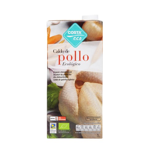 COSTA ECO Caldo pollo ecológico COSTA Eco 1 l.