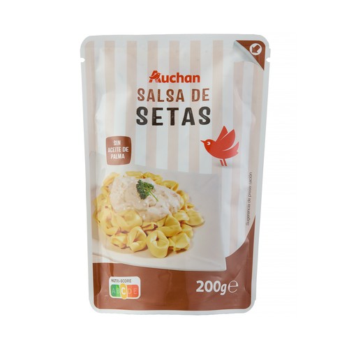 AUCHAN Salsa fresca de setas 180 g Producto Alcampo.