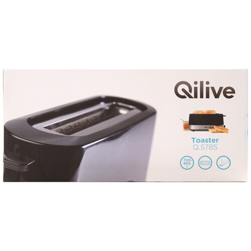 Tostador QILIVE Q5785 1 ranura, 3 niveles de tostado, color Inox.