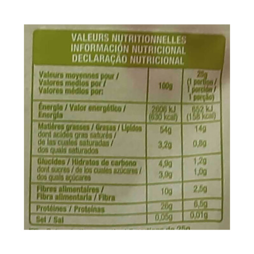 ALCAMPO ECOLÓGICO Almendra tostada sin sal bio 125 g.