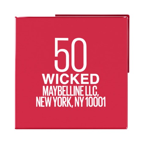 MAYBELLINE Superstay vinyl ink  tono 050 Wicked Lápiz de labios en tinta líquida con acabado efecto vinilo.