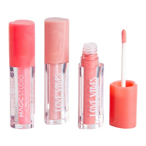 MAGIC STUDIO Love vibes Brillo de labios con color.