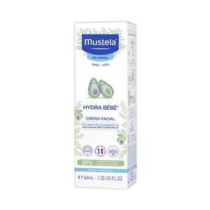 MUSTELA Crema facial hidratante para bebé MUSTELA Hydra bebé 40 ml.