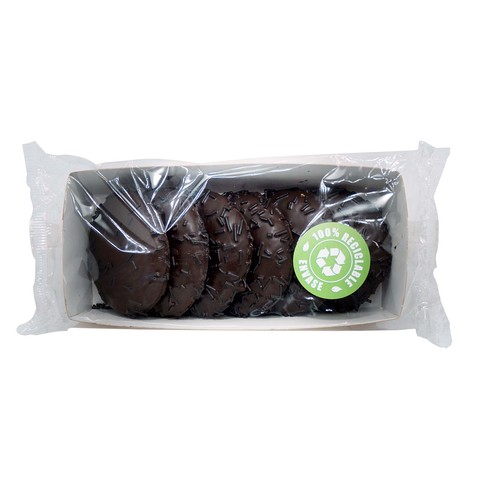 Black tortitas con cobertura chocolate 170 g.