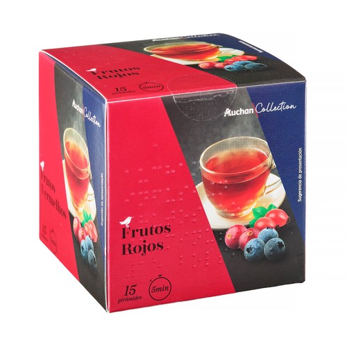 PRODUCTO ALCAMPO Collection Infusión de frutos rojos 20 uds. 45 g.