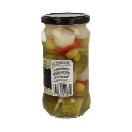 MAESTRANZA Banderillas picantes en vinagre MAESTRANZA GRAN GOURMET frasco de 150 g.