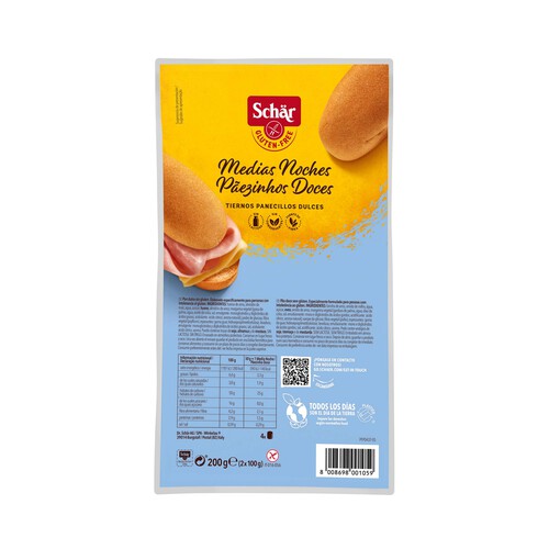 SCHÄR Pan dulce sin gluten SCHÄR, 200 g.